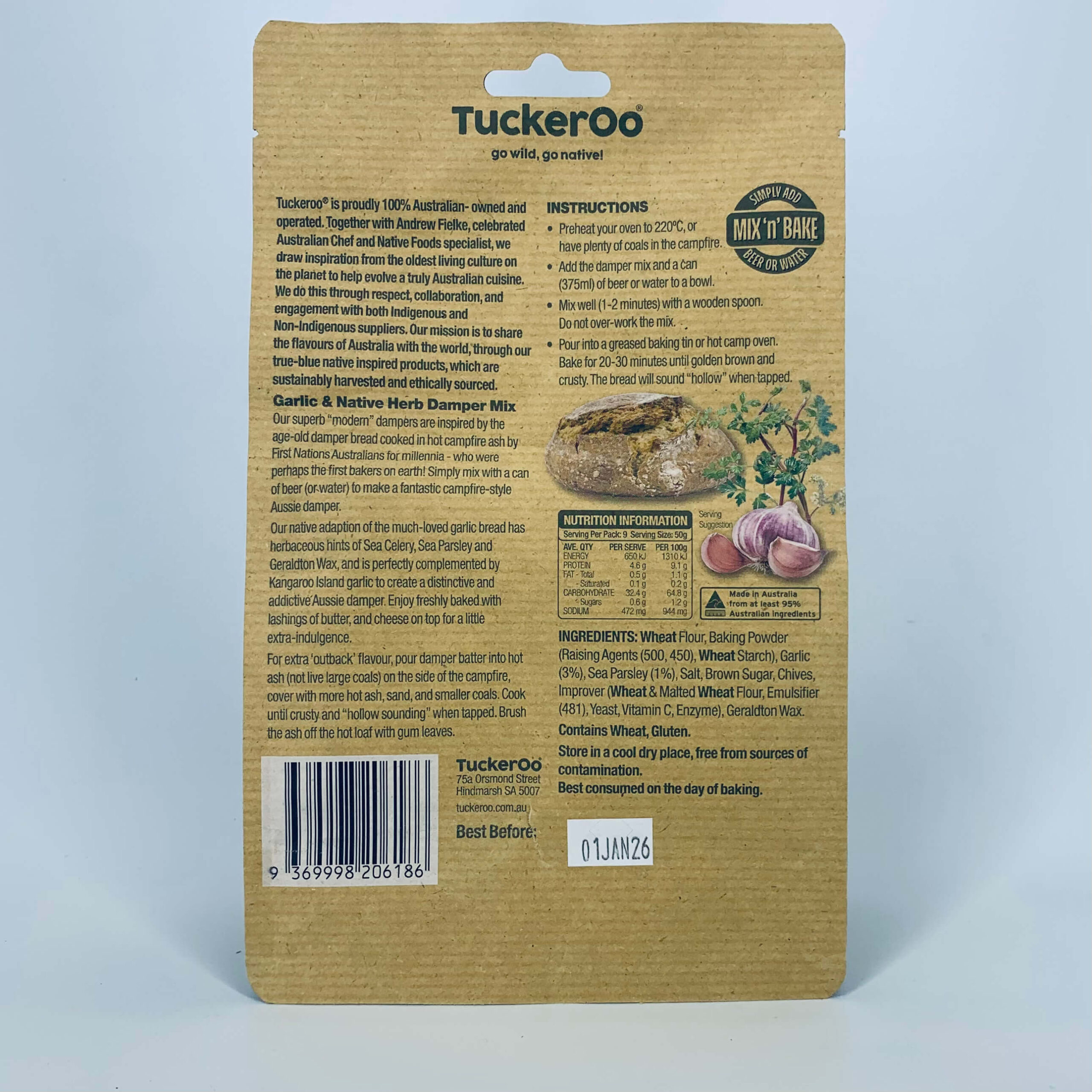 Damper - Garlic & Native Herbs - Image 2