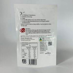 Muffin Mix - Lemon Myrtle Macadamia - Image 2