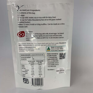 Muffin Mix - Wattleseed Macadamia Nut - Image 2