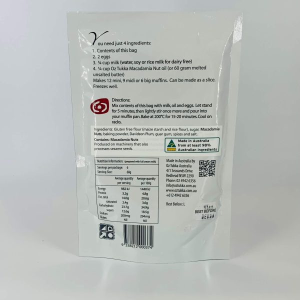 Muffin Mix - Davidson Plum Macadamia Nut