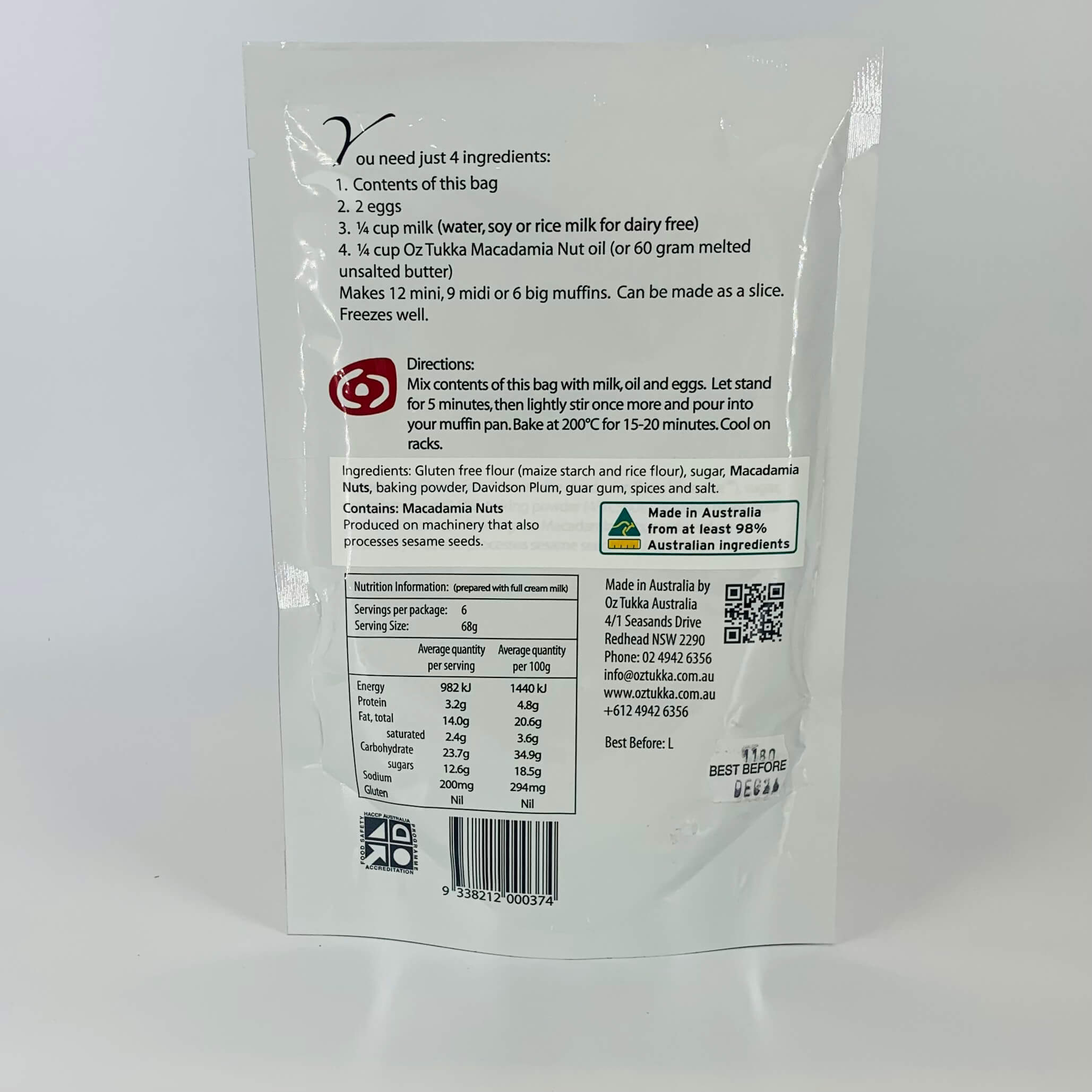 Muffin Mix - Davidson Plum Macadamia Nut - Image 2