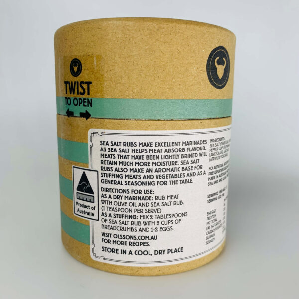 Sea Salt Rub, Saltbush & Mountain Pepper Leaf